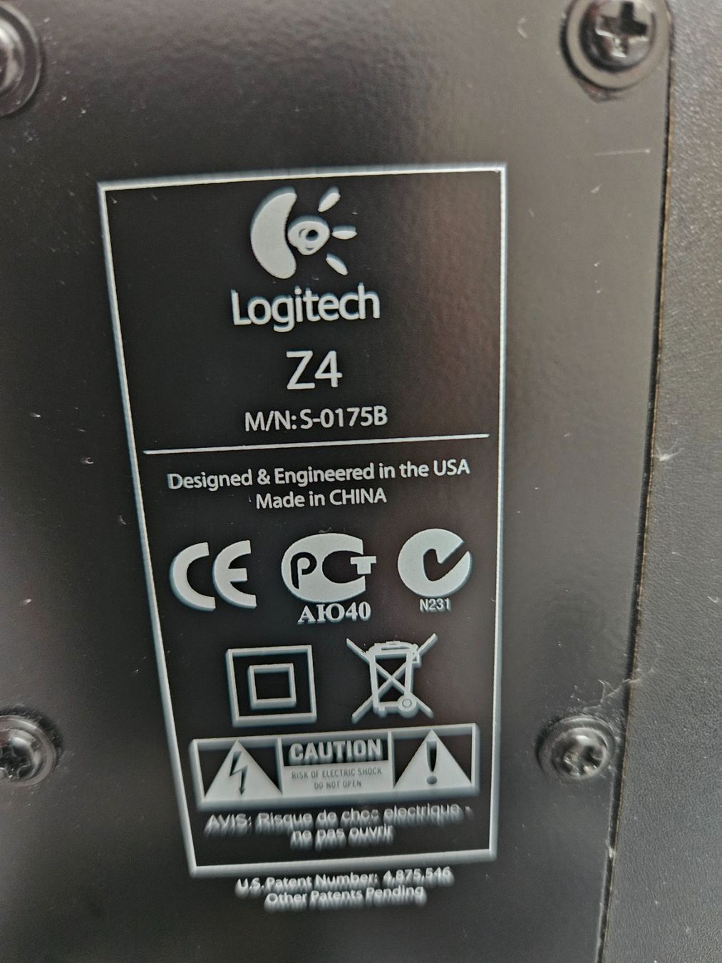 Logitech Casse acustiche: Logitech Z-4 2.1 Soundsystem mit Subwoofer – Usato da Schattdorf venduto da OD-Andi 2