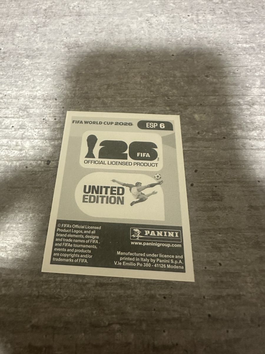 Panini Sammelbilder & Trading cards: ESP 6 , FIFA WORLD CUP 2026 PANINI  – Neu (gemäss Beschreibung) aus Frauenfeld von 1PegPeg1 1