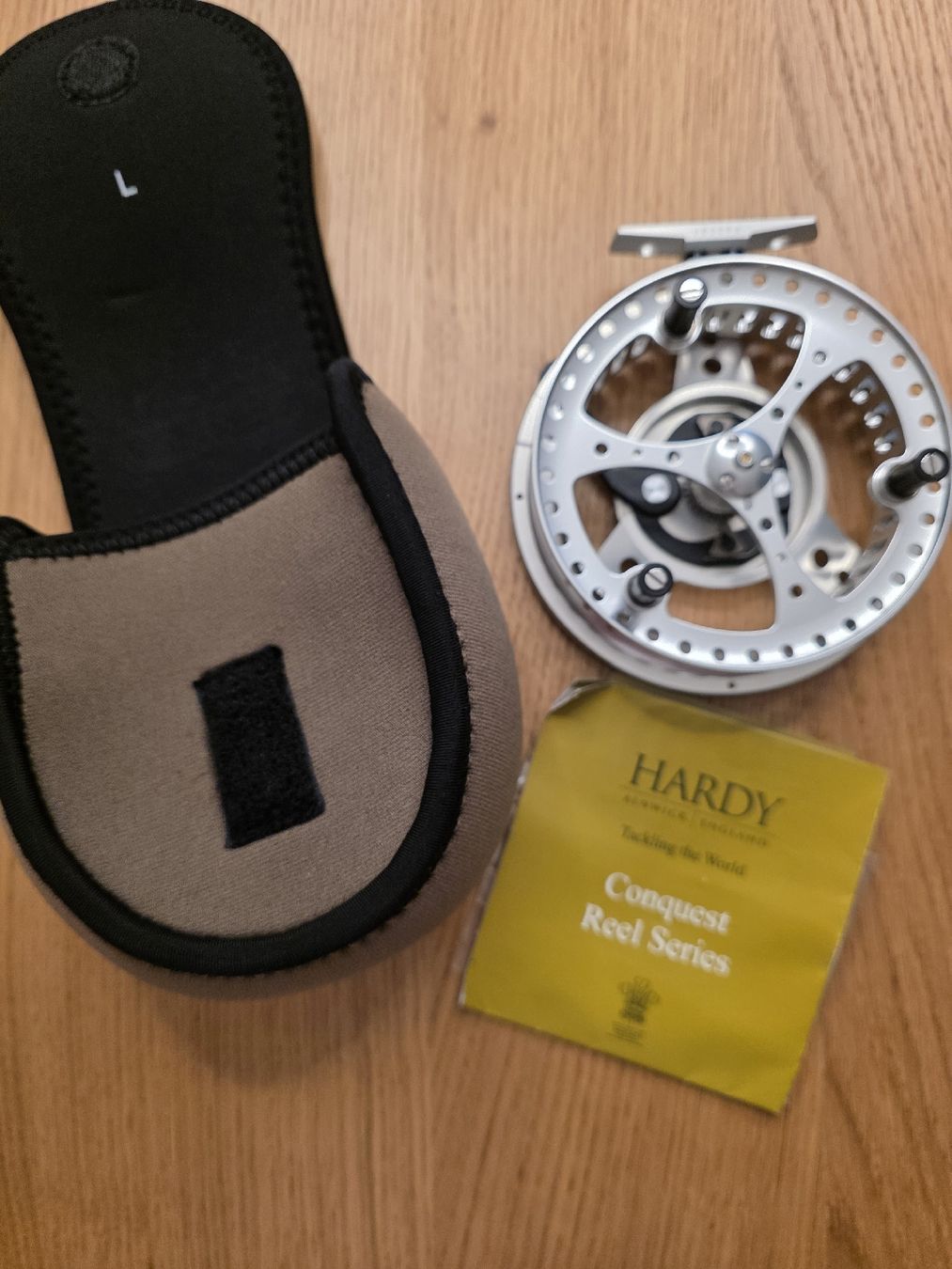 Tamburi & Mulinelli: Hardy Conquest Laufrolle Flussrolle – Nuovo (secondo la descrizione) da Rheinfelden venduto da Hechtkill1 1
