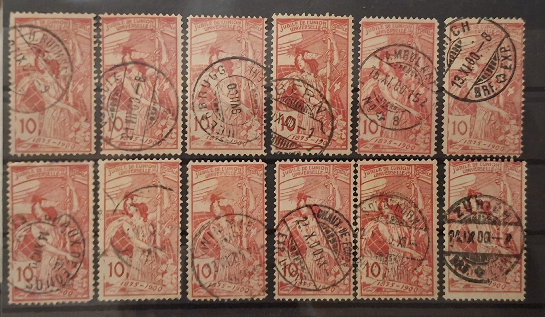 Tous les timbres: UPU 77A / 77B 24Stk.  – D'occasion à Balgach par SIMEON27 2