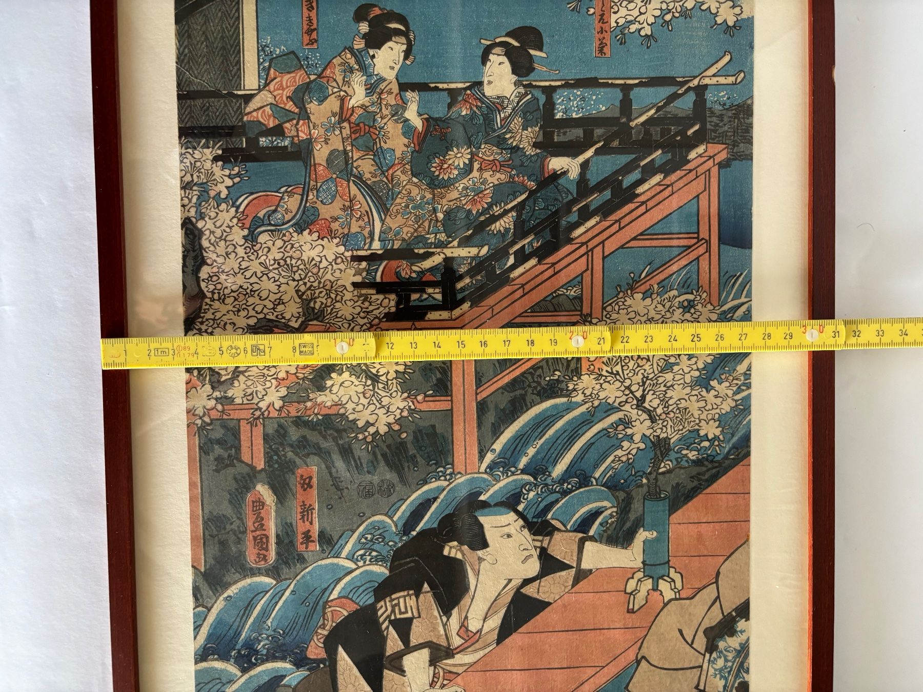 Holzschnitte: Japanischer Holzschnitt von Kunisada – Gebraucht aus rotkreuz von baudisch 5