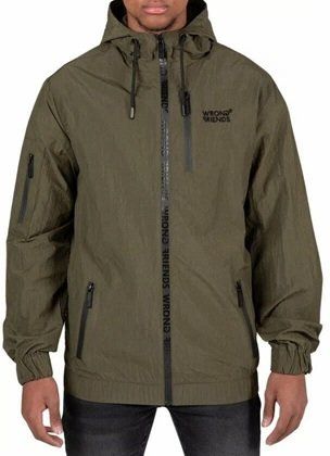 Wrong Friends Amarillo Jacket Windbreaker Army Green  Gr. S