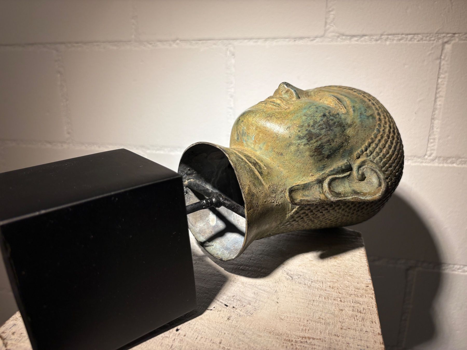 Sculture & Statue: Buddha Kopf 31cm - Messing Skulptur – Usato da Lenggenwil venduto da Unique_ 7