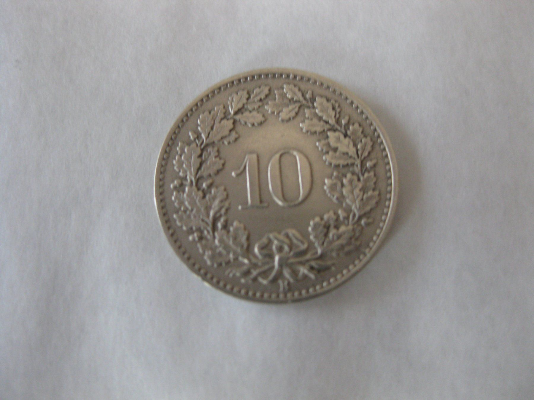 Toutes les monnaies: RARE 10 rappen 1875  VZ - UNZ. – D'occasion à MERVELIER par chrichrim05 1