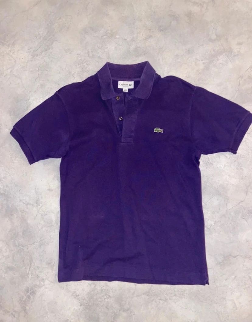 Lacoste Polo-Shirts: Polo Lacoste Classic Fit violet – Gebraucht aus Crissier von vic_skx6