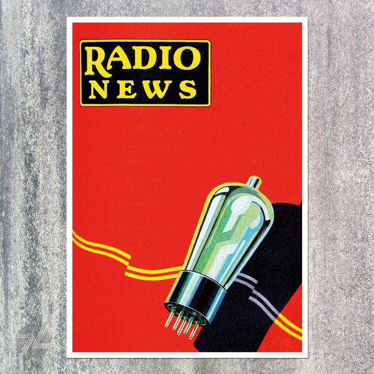 RADIO NEWS USA Poster Repro 40x60 cm A2 1
