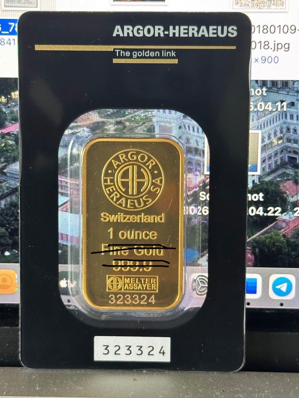 Edelmetalle: Gold Replika – Neu und originalverpackt aus Langenthal von Seelenfreunde