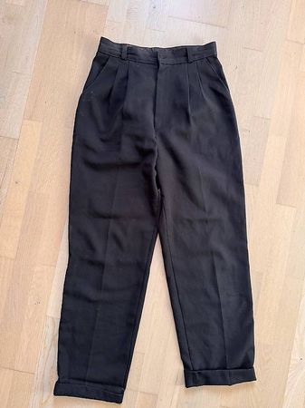 Schwarze Anzugshose