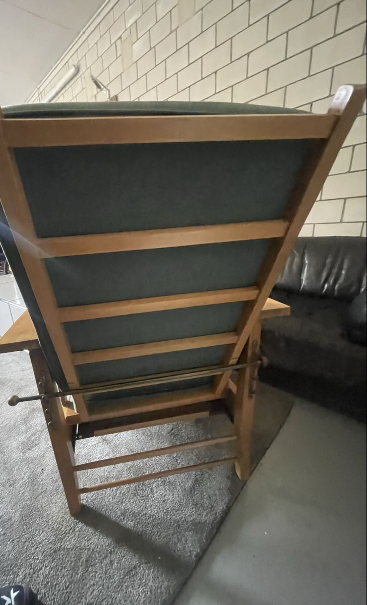 Poltrone: Vintage Multifunktionssessel im Bauhaus-Stil mit Hocker – Usato da Mönchaltorf venduto da tex-52 4