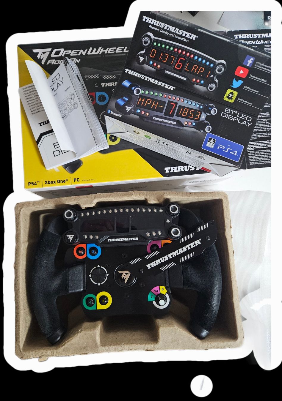 Thrustmaster Controller: Thrustmaster TM Open Wheel AddOn mit Zubehör - NP: 340.- – Gebraucht aus Schönenberg ZH von Sevi117 1