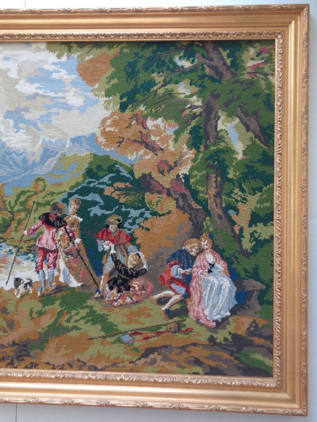 Cornici: Grosser Goldrahmen - Gobelin Jugendstil – Usato da Chur venduto da omonia 1
