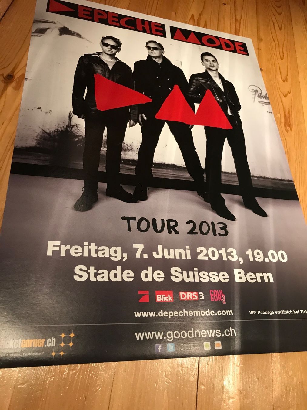 Foto & Immagini: Depeche Mode Orginal Konzert Poster – Usato da Basel venduto da Stars12355