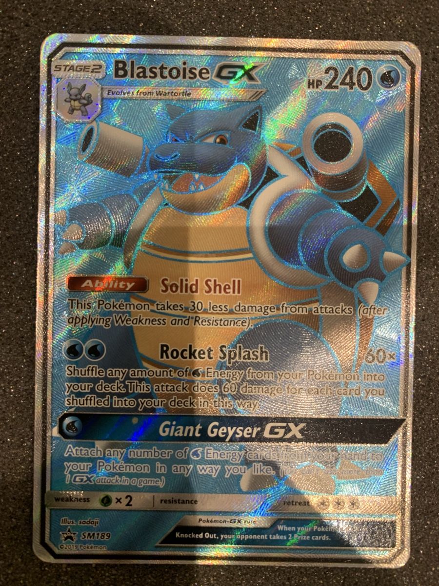 Pokémon Carte collezionabili: Ab 1.- Blastoise GX SM189 – Usato da Bironico venduto da ars_z6lb 1