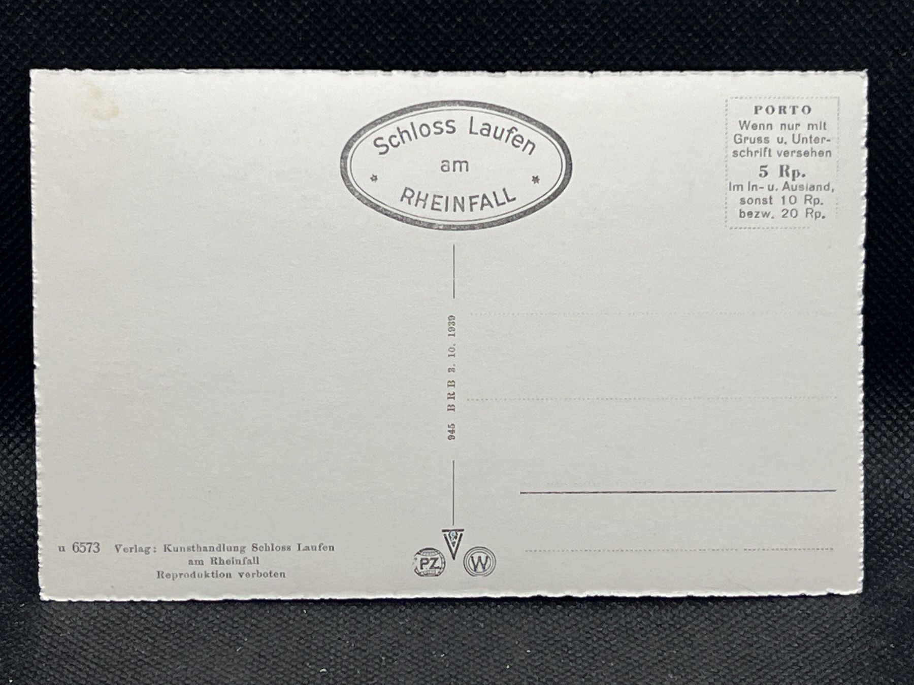 Cartoline postali: Schloss Laufen am Rheinfall – Usato da Widnau venduto da Brusi9 1