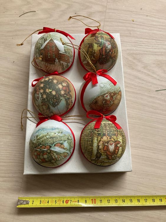 Bombki dell'albero di Natale 8 cm 30 pezzi blu scuro set natalizio