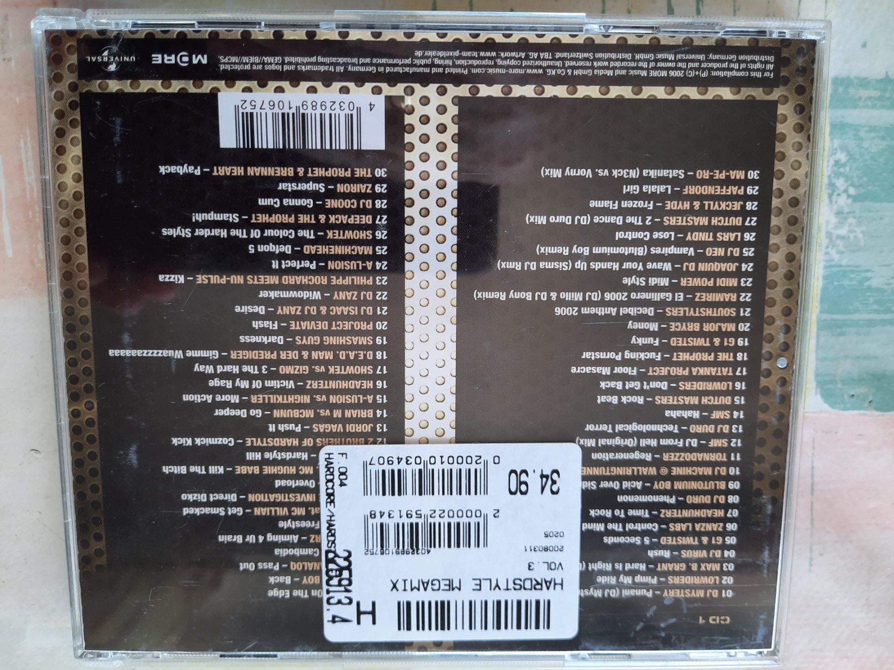 CD: Cd Hardstyle megamix - Volume 3 – Usato da Pully venduto da bro_n52j 2