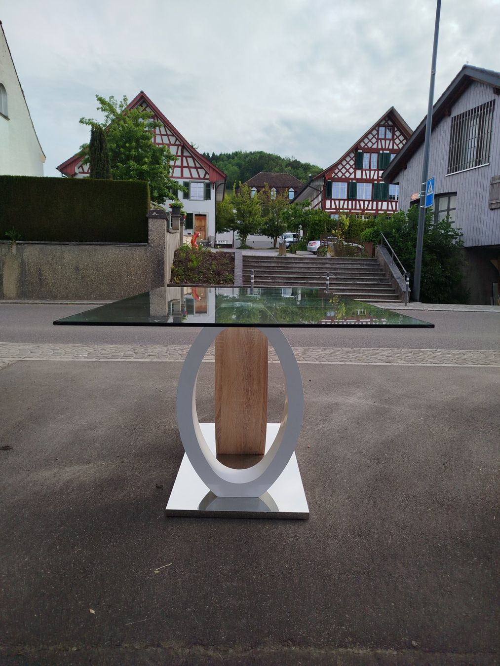 Tavoli: Design-Esstisch Ayane (Glas) – Usato da Weingarten-Kalthäusern venduto da Gaudi3