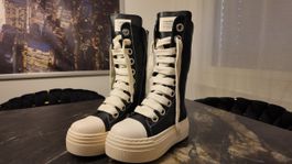 Trendy High-Top Plateau Stiefel Rick Owens Style – Gr. 36