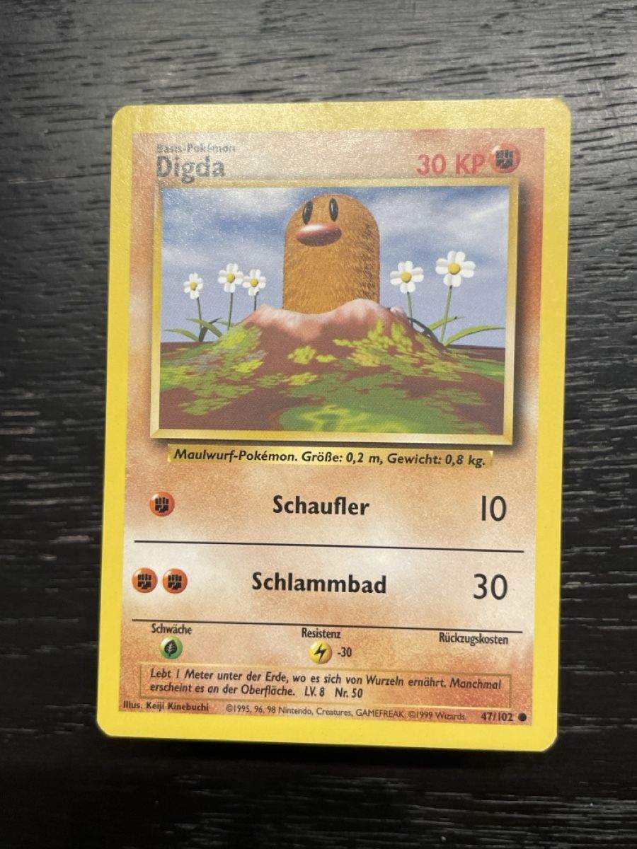 Pokémon Sammelbilder & Trading cards: Digda 47/102 base basis pokemon – Gebraucht aus Hugelshofen von Suimosa