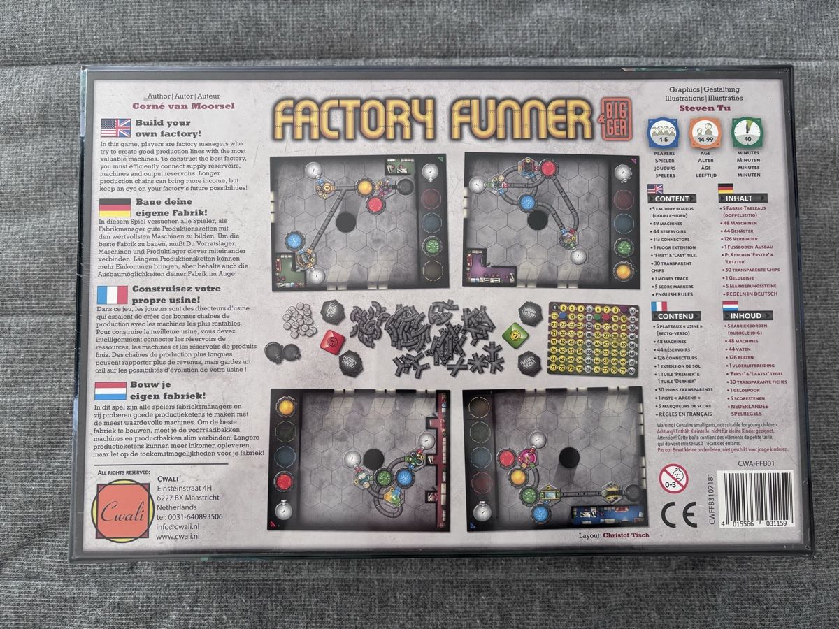 Giochi: Factory Funner – Nuovo e nell'imballaggio originale da Baden venduto da ThanksForAllTheFish 1