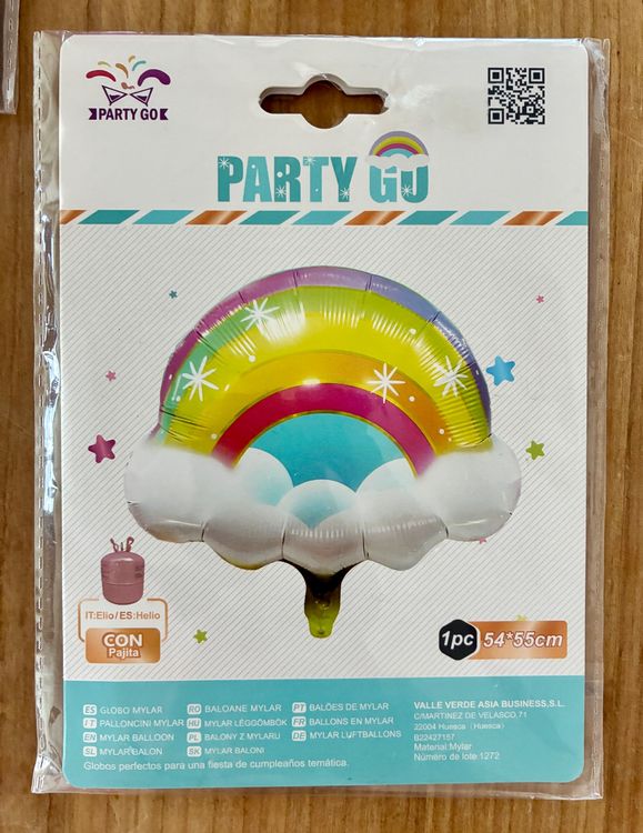 Toutes les décorations: 4er Set Folienballone - Tiger, Regenbogen, Rakete, Wal 🎈 – Neuf avec emballage d'origine à Zürich par tersus1981 3