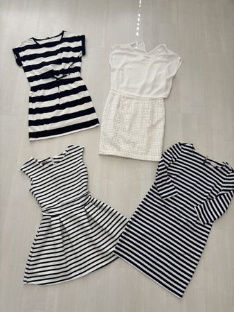 Sommerliches Streifenkleid Set, Grösse M/ 38Top Zustand!