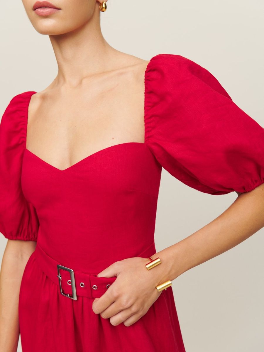 Reformation Kleider: Reformation Linen Midi Dress – Gebraucht aus St.Josefen von lop_lh8d 4