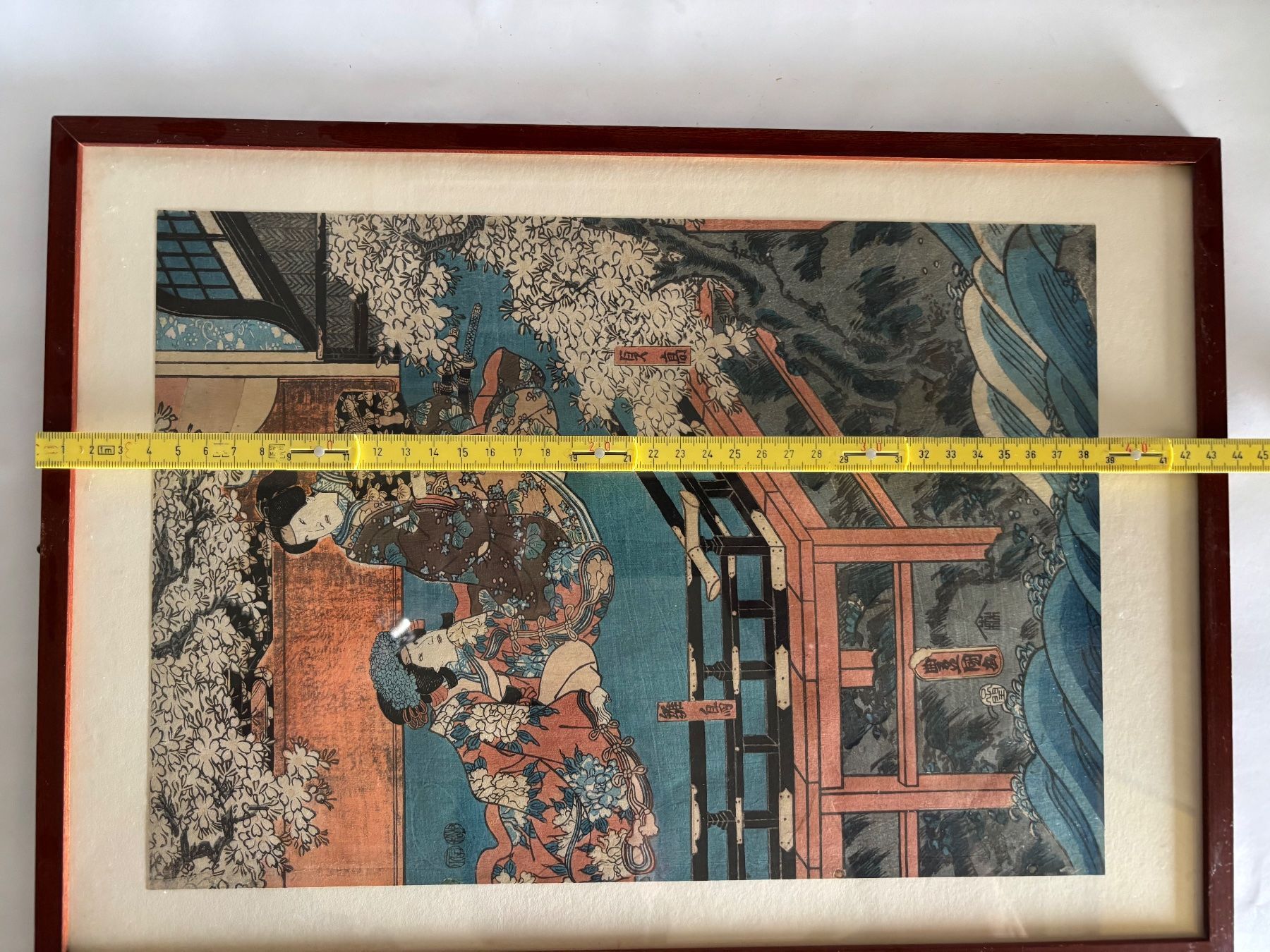 Holzschnitte: Japanischer Holzschnitt von Kunisada – Gebraucht aus rotkreuz von baudisch 6