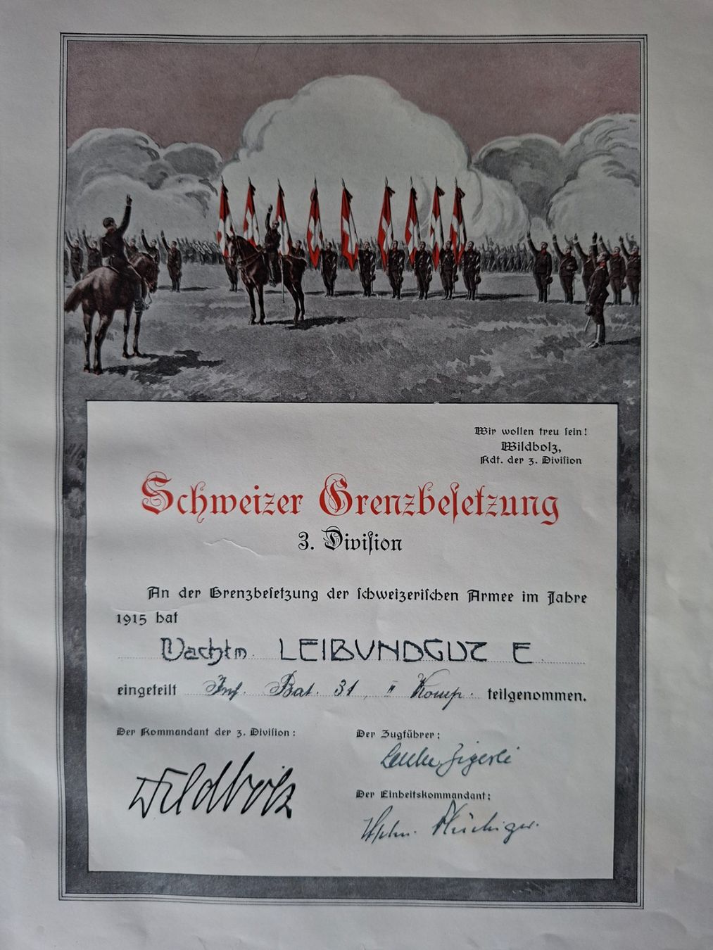 Libri: Schweizer Armee Militär Buch 1915 – Usato da Schwanden Sigrisw venduto da pho_2mc9 1