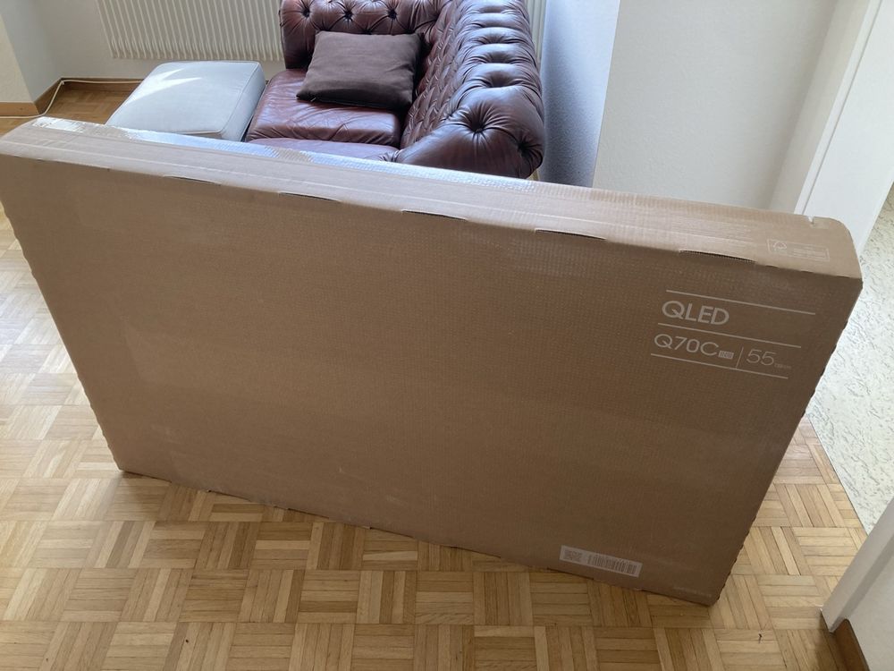 Neu 4K Samsung QLED Fernseher 55 Zoll Tv Q70C OVP :: LG Oled | Kaufen ...