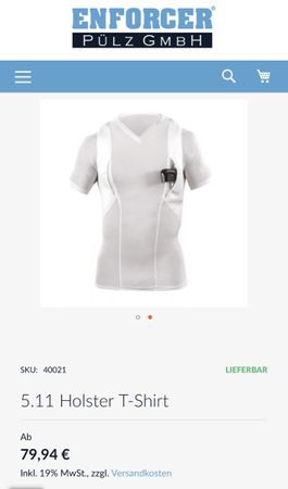 5.11 Tactical Holster Shirt Grösse M neu und ungetragen