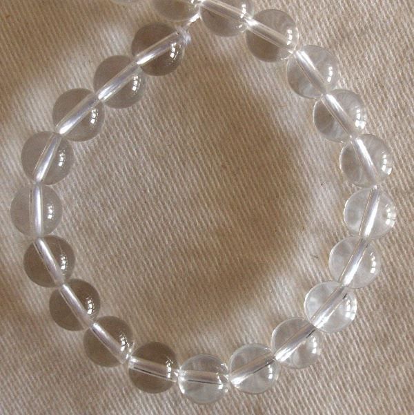 Edelsteine: Bergkristall, Beads 8mm – Neu und originalverpackt aus Rümlang von 21f
