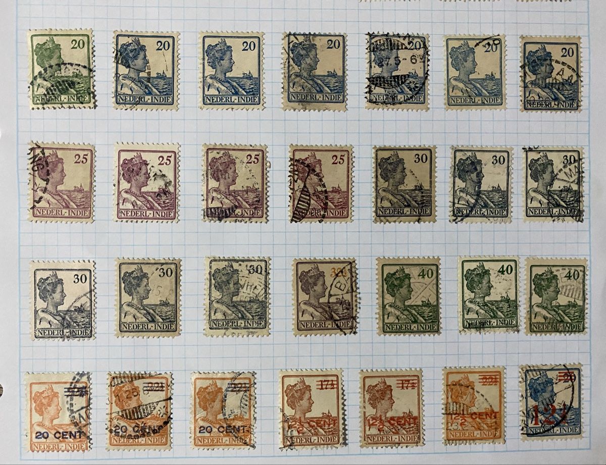 Tutti i francobolli: Timbres - Indes Néerlandaises – Usato da Petit-Lancy venduto da Solcarm 2