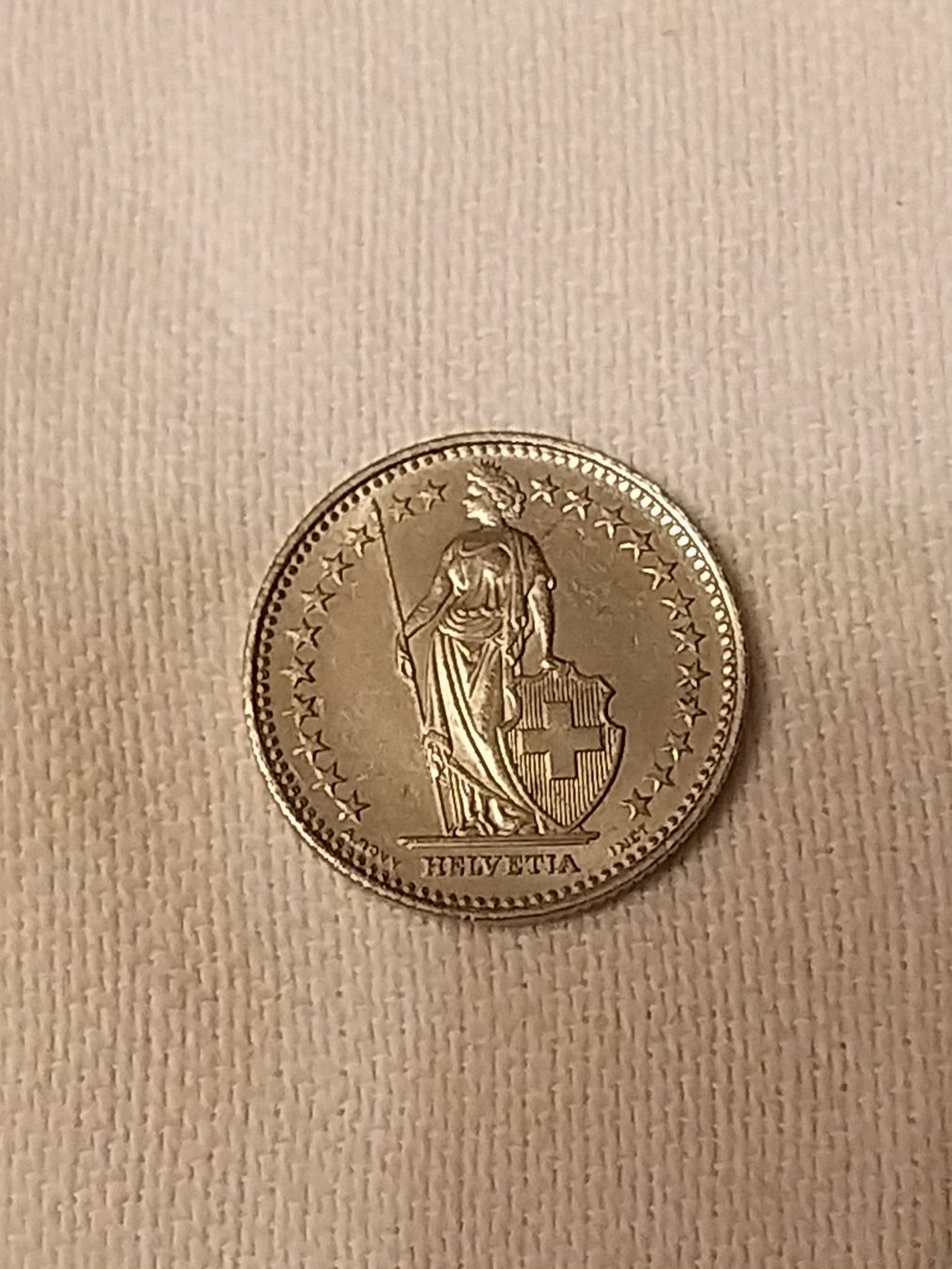 Alle Münzen: Pièce rare 1 franc suisse 2015-B – Gebraucht aus La Chaux-de-Fonds von Marteaux 1