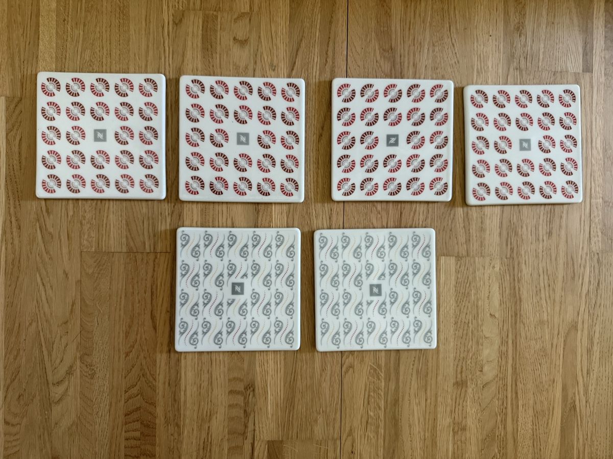 Nespresso Dessous de verre: Sous-verres Nespresso lot de 7  – D'occasion à Kloten par Mumiiin