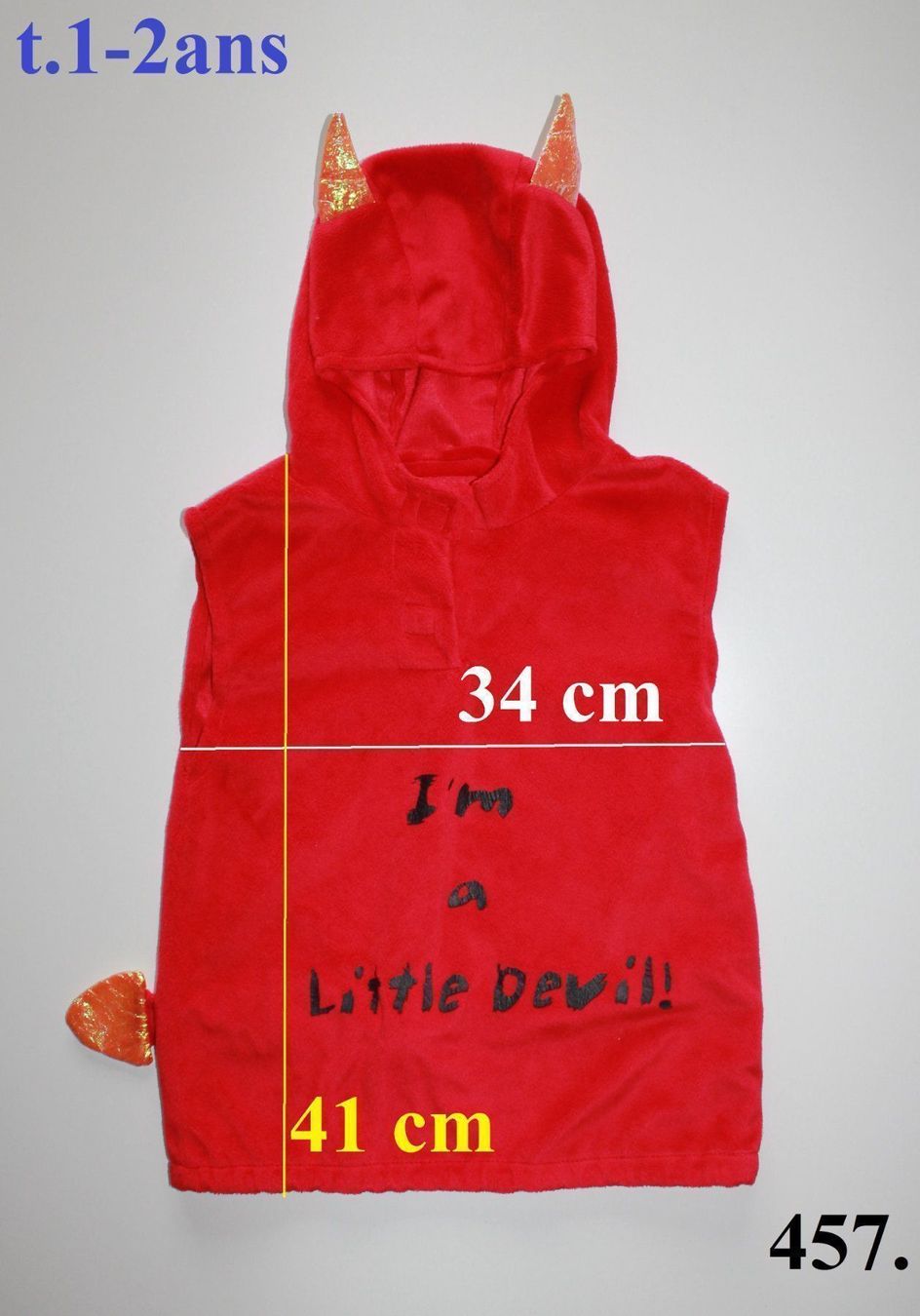 Costumi: Costume diable / Teufel   t. 1 - 2 ans – Usato da Peseux venduto da CoolShoping 1