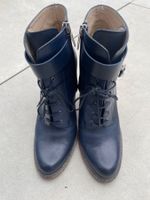 Stiefeletten Navyboot Leder blau Grösse 39 gebraucht