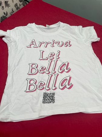 Mädchen T-Shirt 146/152 (Italienisch Spruch)