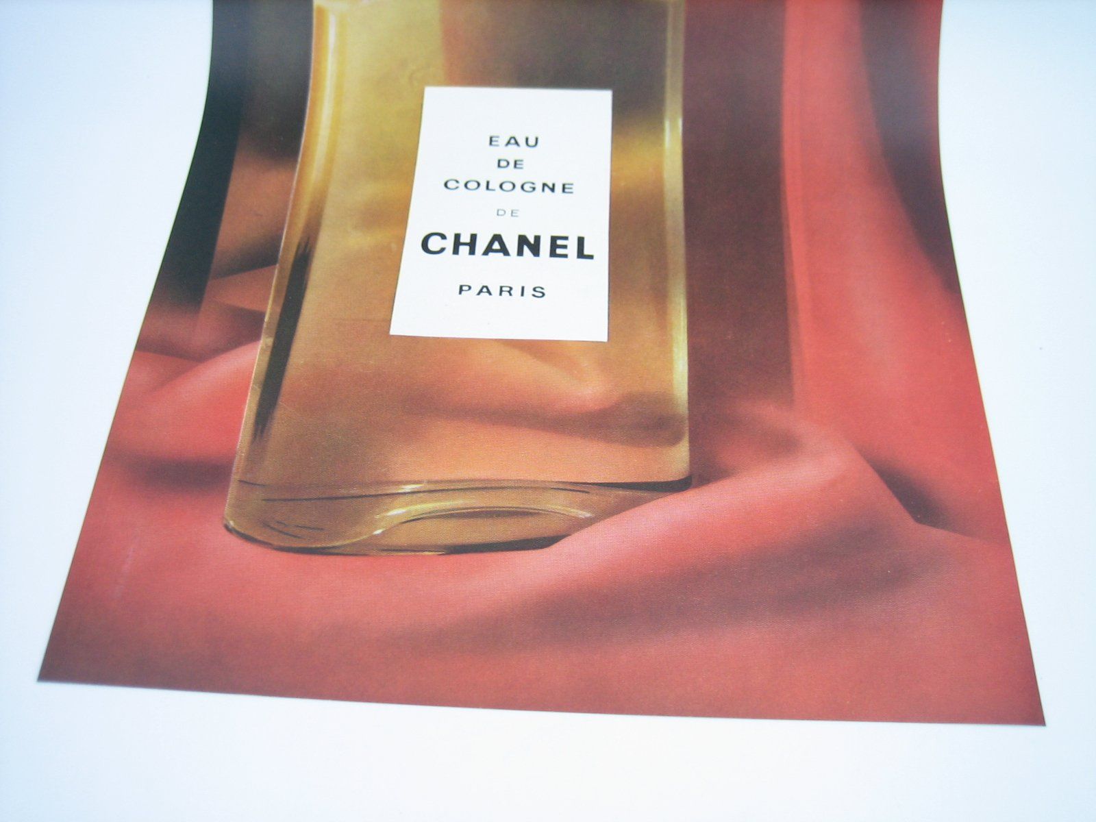 Foto & Immagini: Chanel Paris Eau De Cologne altes Werbeblatt – Usato da Zürich venduto da Tomi118 1