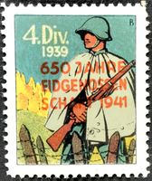 Soldatenmarke 2.WK, 4. Division, Aufdr, Wi Kdo 35