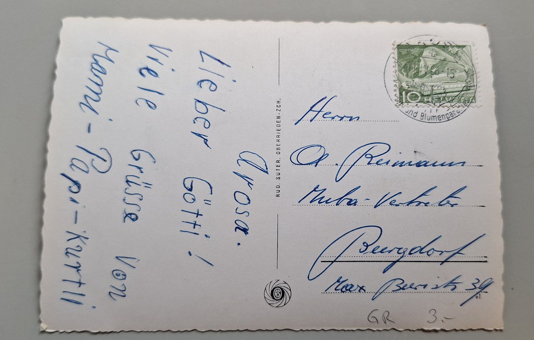 Cartoline postali: AK CP Arosa Winter  GR – Usato da Gurtnellen venduto da Stonevalley007 2