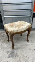 Hocker Blumenmuster Louis XV Stil gebraucht