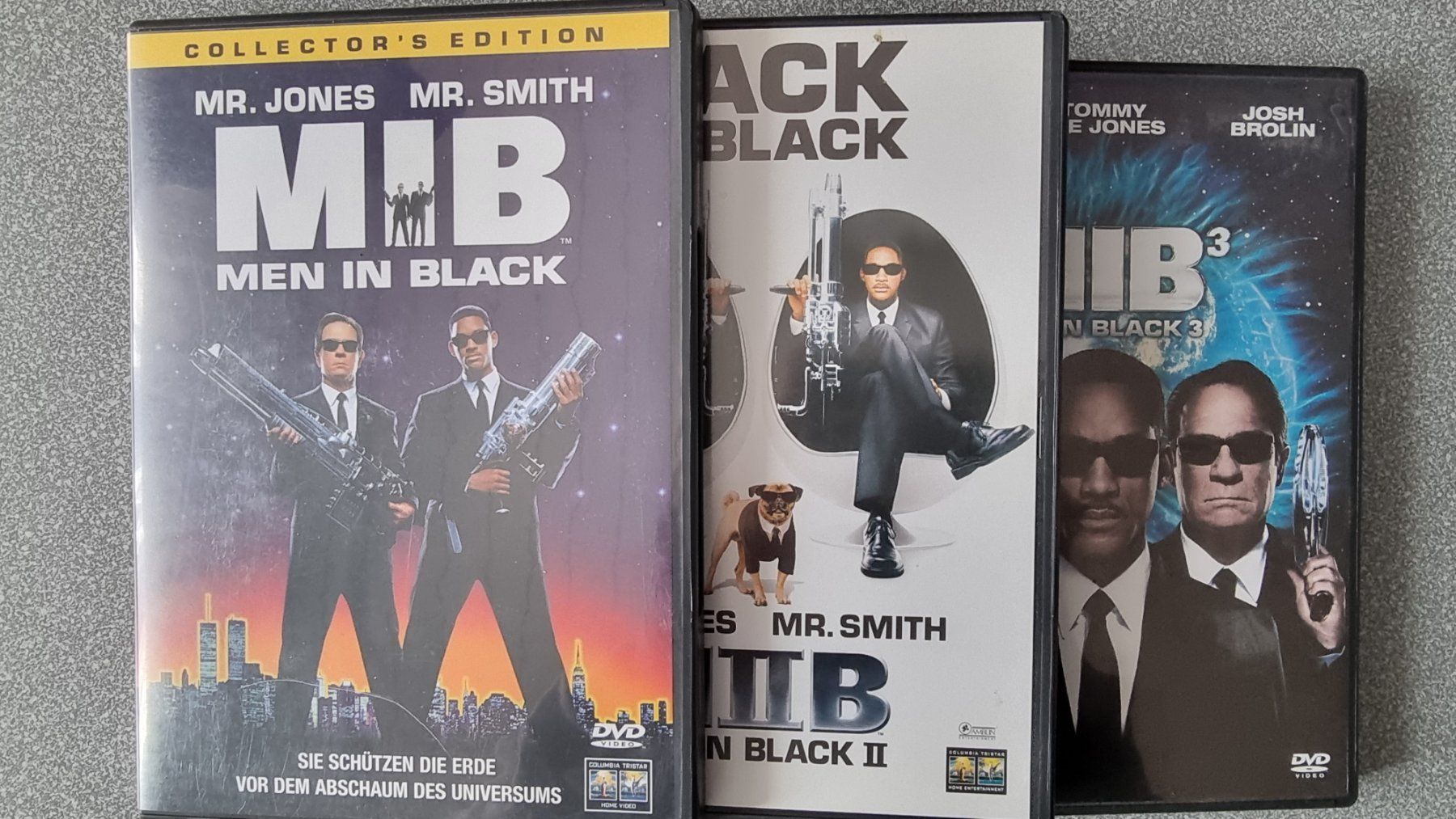 Tous les DVDs: DVD Men in Black 1-3 / Will Smith – D'occasion à Oetwil am See par fineli2