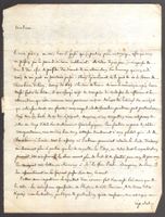 Baron Jean-Pierre de Chambrier 1753-1822 Brief Neuchâtel