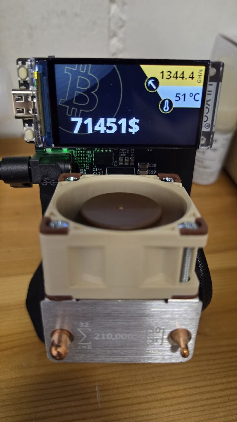 Nerdminer Coin Miner: Nerdaxe Gamma - Bitcoin Miner – Usato da Obergösgen venduto da ispera 2