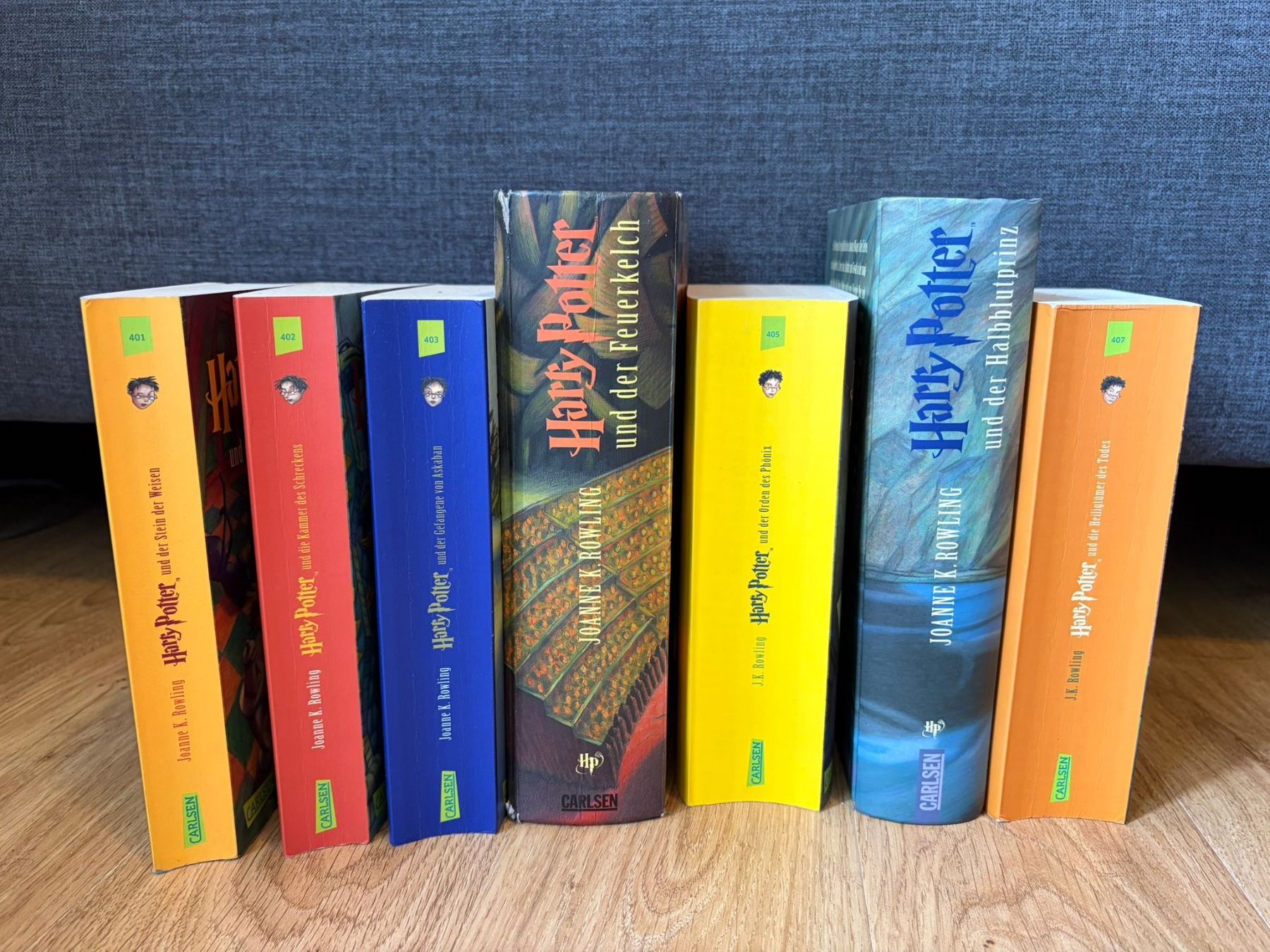 Libri: HARRY POTTER 7 BÜCHER, SPRACHE DEUTSCH – Usato da Oberentfelden venduto da May03 1