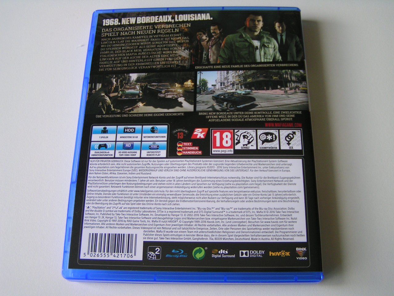Sony Giochi: Mafia 3 – Nuovo (secondo la descrizione) da Pfungen venduto da Himbogame 1