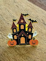 Pin Geisterschloss Halloween