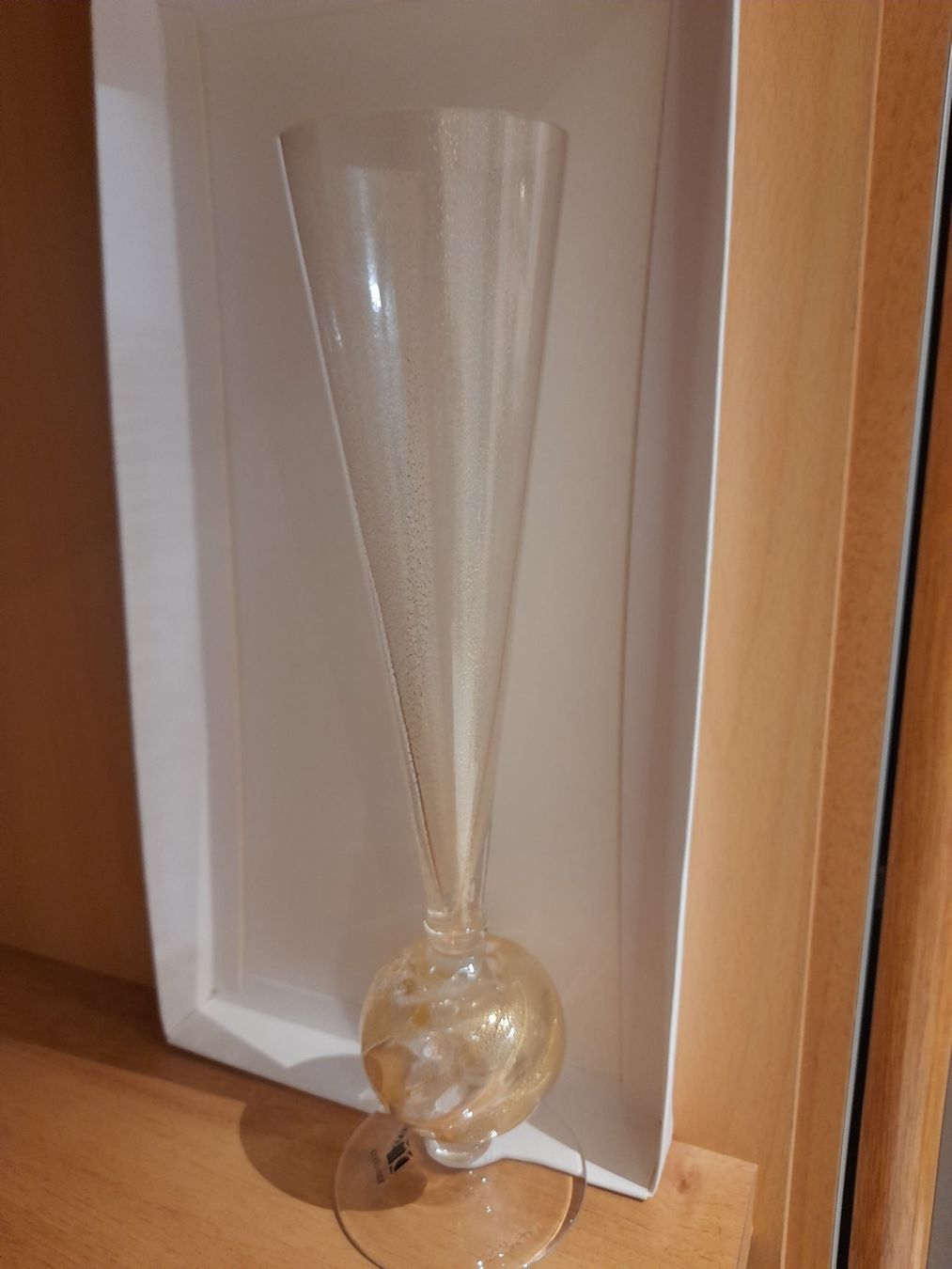 Murano Bicchieri: Carlo Moretti Murano Flûte Collection 2002 – Nuovo e nell'imballaggio originale da Cademario venduto da gia_5q8y 3
