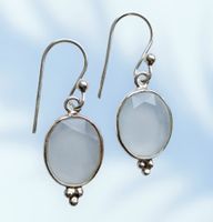 Ohrringe 925 Silber Mondstein